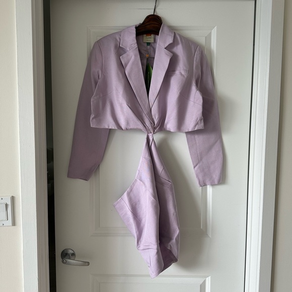 Farm Rio Lilac Cut Out Blazer - Picture 7 of 9